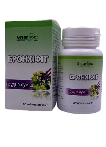 БАД Бронхіфіт - противірусний 90 таблеток GreenSet (316701511)
