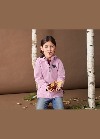 Рожева демісезонна куртка демісезонна софт-шел для дівчинки Lupilu