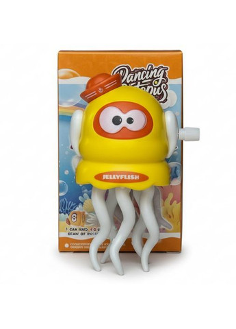 Набір іграшок Dancing Octopus Танцюючий Восьминіг 11 см Жовтий 3 шт (2104618772) No Brand (367056638)