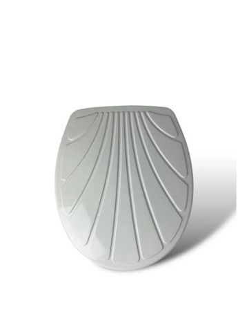 Сидіння для унітазу Ракушка, Білий, 43х35х5 см СИДАНІТ (304514153)