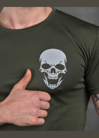 Тактическая потоотводящая футболка Odin oilva skull 2XL No Brand (293516992)