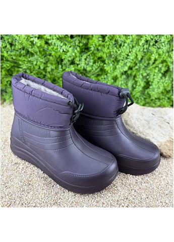 Жіночі чоботи пінові утеплені короткі Е-003090-2 Фіолетові Gipanis (361668581)