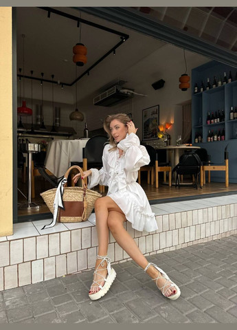 Белое невероятно легкое, нежное платье 😍 Luna