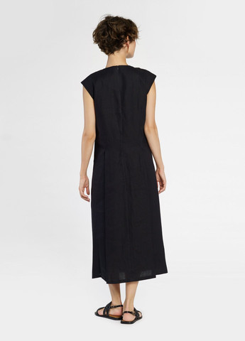 Черное кэжуал платье женское черное Arber