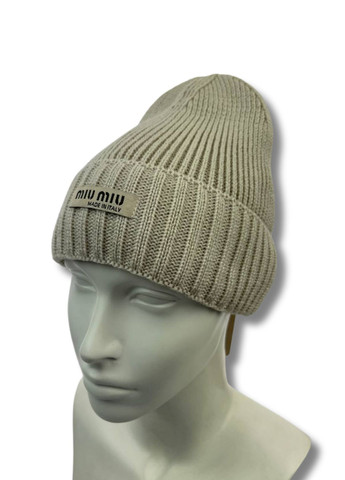 Жіноча зимова шапка на флісі - МіуМіу / MiuMiu No Brand Шапка жіноча (364103405)