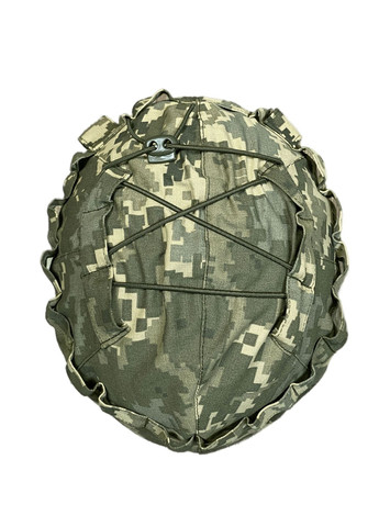 Тактичний кавер на шолом піксель з кріпленням ЗСУ, Військовий Чохол на каску маскувальний армійський піксель Get’Man (299179283)