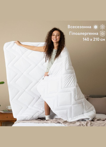 Всесезонна ковдра Nordic Comfort 140Х210 см біла (834648*001) IDEIA (282313526)