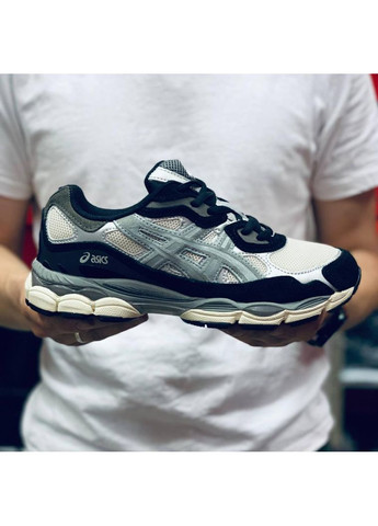 КРОССОВКИ ЖЕНСКИЕ ASICS GEL-1090 WHITE BLACK GREY АСИКС ГЕЛЬ 1090 No Brand серые демисезоны (367167691)