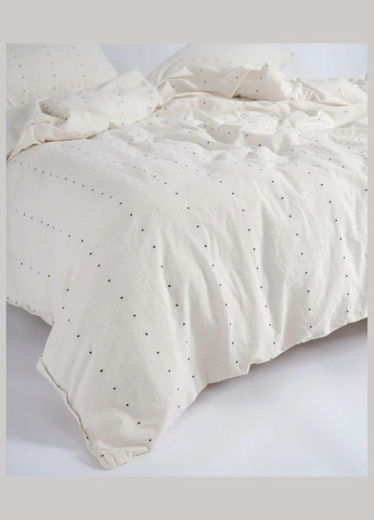 Постільна білизна Stonewashed 160 х 220 см Encorte Snow White Limasso (318382112)