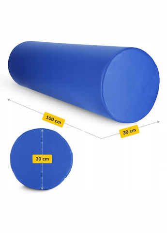 Валик для реабілітації та масажу 100 x 30 см Blue (P-5905973402958) 4FIZJO (304252691)