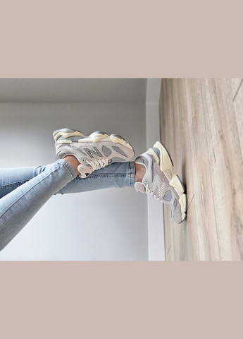 Кроссовки женские и мужские No Brand 9069 x Joe Freshgoods sea salt mindful grey | Нью Беланс 9060 серые демисезоны (316504436)