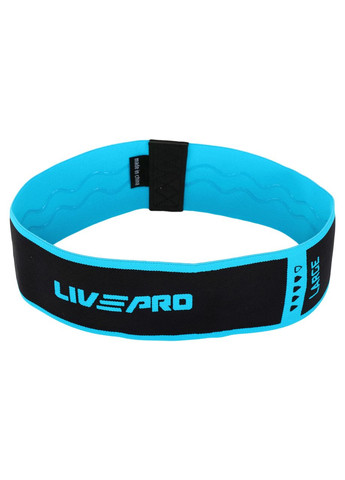 Резинка тканевая для упражнений лента сопротивления LOOP BANDS LP8414-M (полиэстер, латекс, р-р 63х7см, нагр. 20LB LiveUp (370139981)