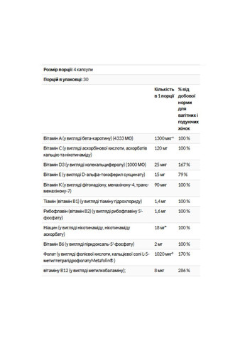 Добавка Prenatal Advantage - 120 easy-to-swallow softgels Life Extension (330105523)