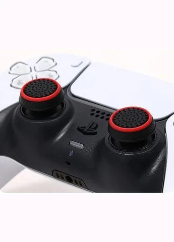 Силіконові накладки для джойстика Playstation 3, 4, 5 / PS3/PS4/PS5 (комплект 4 шт) White-Dark Green No Brand (342099250)