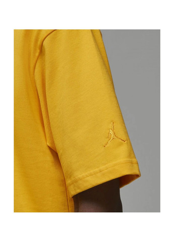 Жовта футболка чоловіча wordmark tee yellow Air Jordan