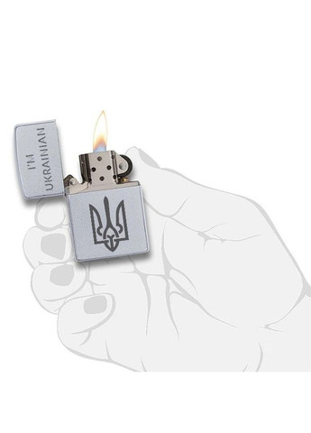 Запальничка 205 CLASSIC IM UKRAINIAN 205IMU Zippo (316612474)