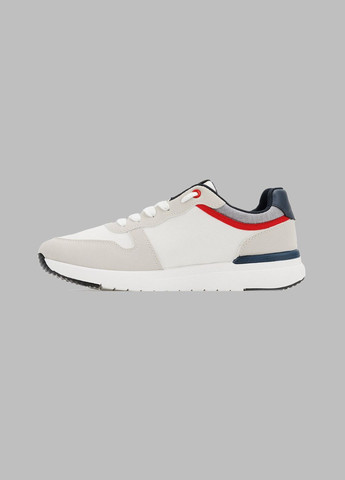 Белые демисезонные кроссовки мужские a1305-2 бело-серый (2000990586087d) shop (2000990586087) No Brand