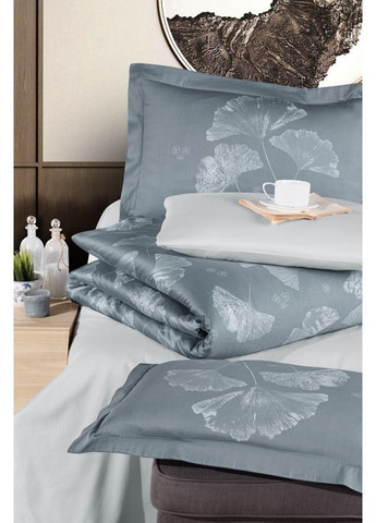 Постільна білизна сатин — Sofira Indigo євро First Choice (367056405)
