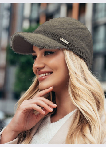 кепка дрібної в'язки коричневого кольору Dressa (362660215)