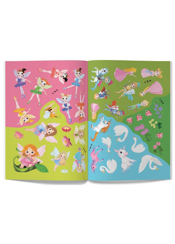 Перші розвивальні наліпки. Феї та принцеси. 42 наліпки Кристал Бук (370058665)