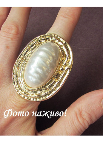 Набор бижутерии кольцо и серьги жемчужные мотивы, 1417 No Brand (361205806)