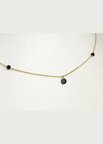 Золоте кольє с оніксом. 351144ЖО 45 Столична Ювелірна Фабрика (289369994)