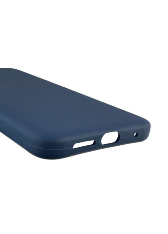 Чохол для Redmi Note 11 4G силіконовий з мікрофіброю нековзний на сяомі редмі нот 11 4г темно-синій Xiaomi (366389787)