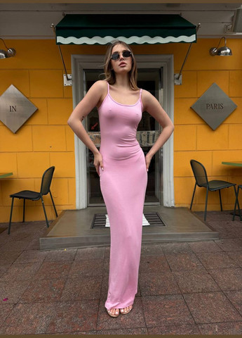 Рожева кежуал сукня N.Family однотонна