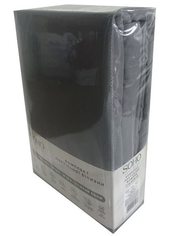 Комплект постільної білизни Двоспальний 180х220 см Maison Grey Soho (351917215)