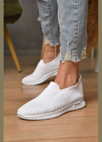 Кроссовки женские белого цвета Let's Shop белые демисезоны (345569463)