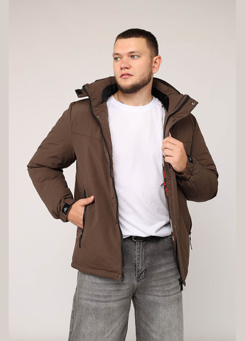 Темно-коричневая зимняя куртка мужская цвет темно-коричневый cb-00276129 Yuki