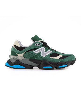 Серые демисезонные кроссовки мужские new balance 9060 green black нью беланс 9060 No Brand