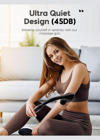 Перкусійний масажер для м'язів тіла ручний ударний масажер для спини JA-G4 No Brand (322237777)