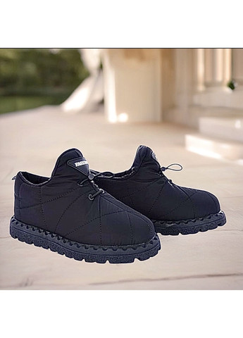 Черные женские зимние дутики автоледи. No Brand