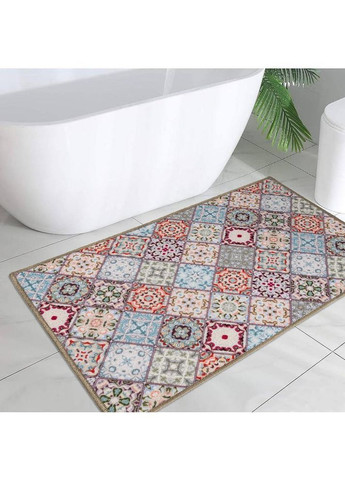 Набор коврики для ванной и туалета Print 202-2 бежевый No Brand (364969201)