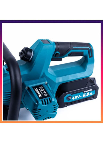 Аккумуляторная пила DUC230Z (48V, 6 Ah) Бесщеточная АКБ пила Макита с шиной 30 см для веток и дров Makita (368682215)