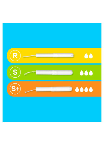 Тампони Compak Regular, з аплікатором, 18 шт. Tampax (328231376)