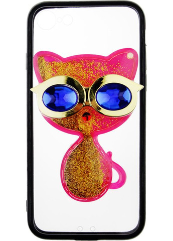 Чехолнакладка TPU Case Decorative Stones IPhone X Cat Pink Toto (301782870)