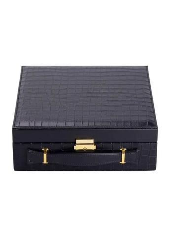 Шкатулка для украшений из эко кожи 2 яруса органайзер для ювелирных изделий HP-5-35B Yiwu (353503975)