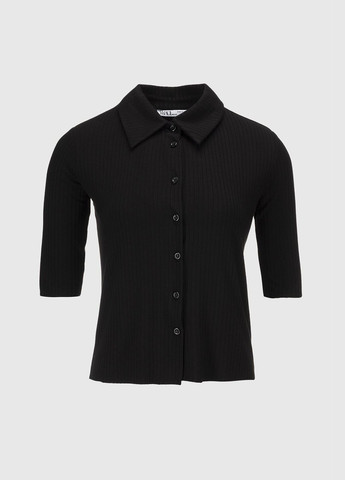 Черная повседневный рубашка Karol