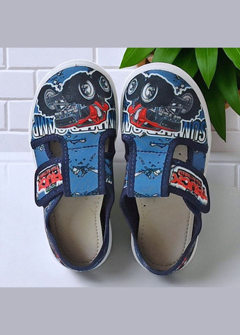 Ортопедичні тапочки на липучці капчики для хлопчика змінне взуття в садок змінка Валді Waldi (340843349)