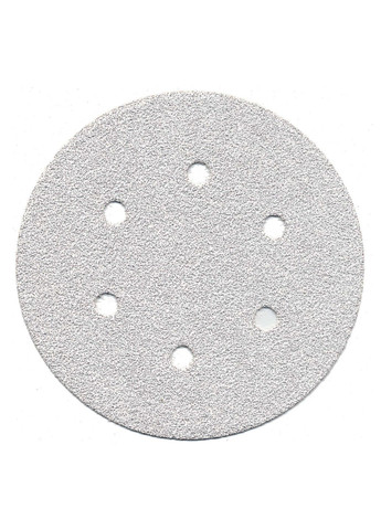 Набор шлифовальной бумаги P-37661 (150 мм, 6 отверстий, К60, 10 шт) белая шлифбумага шлифовальный диск (30611) Makita (295031807)