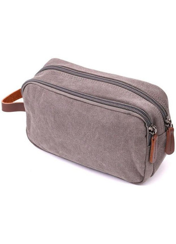 Сумка чоловіча барсетка на два відділення з якісного текстилю Сірий 3079-86103 Vintage (322111376)