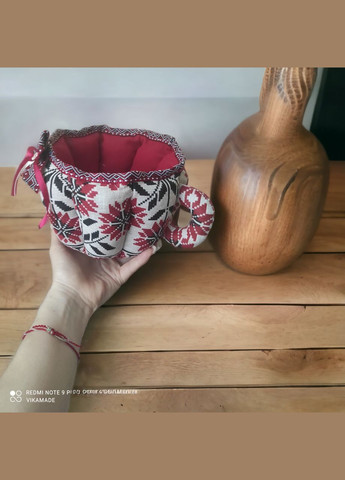 Чашка Конфета в Украинском стиле, красная. No Brand (337353633)