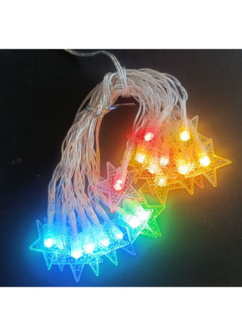 Гірлянда Зірки 20 LED 3 м USB RGB No Brand (369160859)