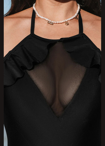 Чорний літній купальник CUPSHE