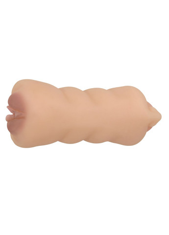 Мастурбатор двосторонній Sarah рот і вагіна, 18 х 8.5 см Crazy Bull (361670204)