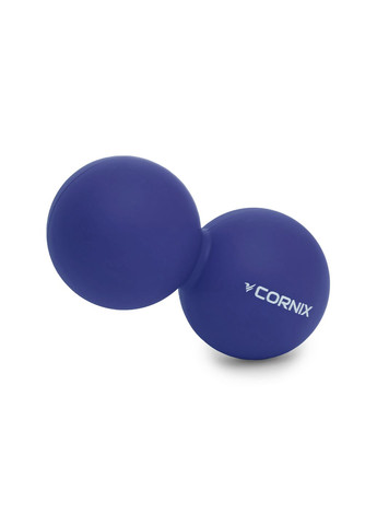 Масажний м'яч Lacrosse DuoBall 6.3 x 12.6 см XR0109 Navy Blue Cornix xr-0109 (275654238)