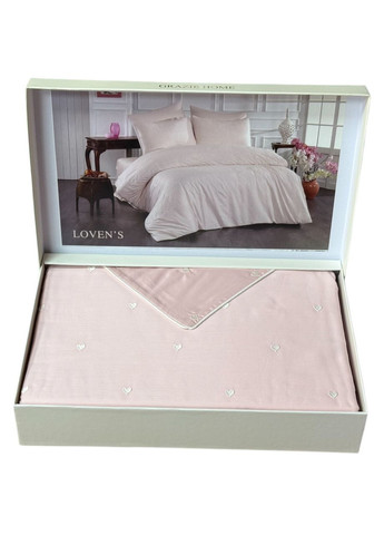 Комплект постельного белья Grazie Home Loven's Pudra сатин люкс 220-200 см Tivolyo Home (321999753)