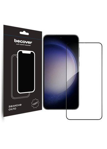 Захисне скло для Samsung Galaxy S23 SM-S911 Black (708821) BeCover (336955788)